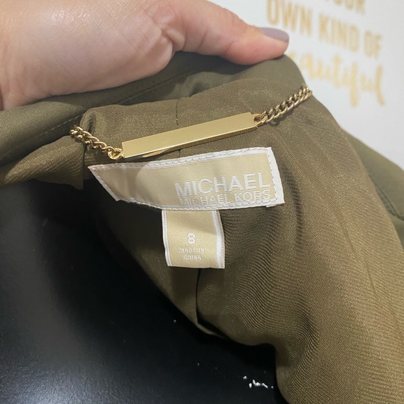 Michael Kors Olive Green Jacket - Picture 2 of 2